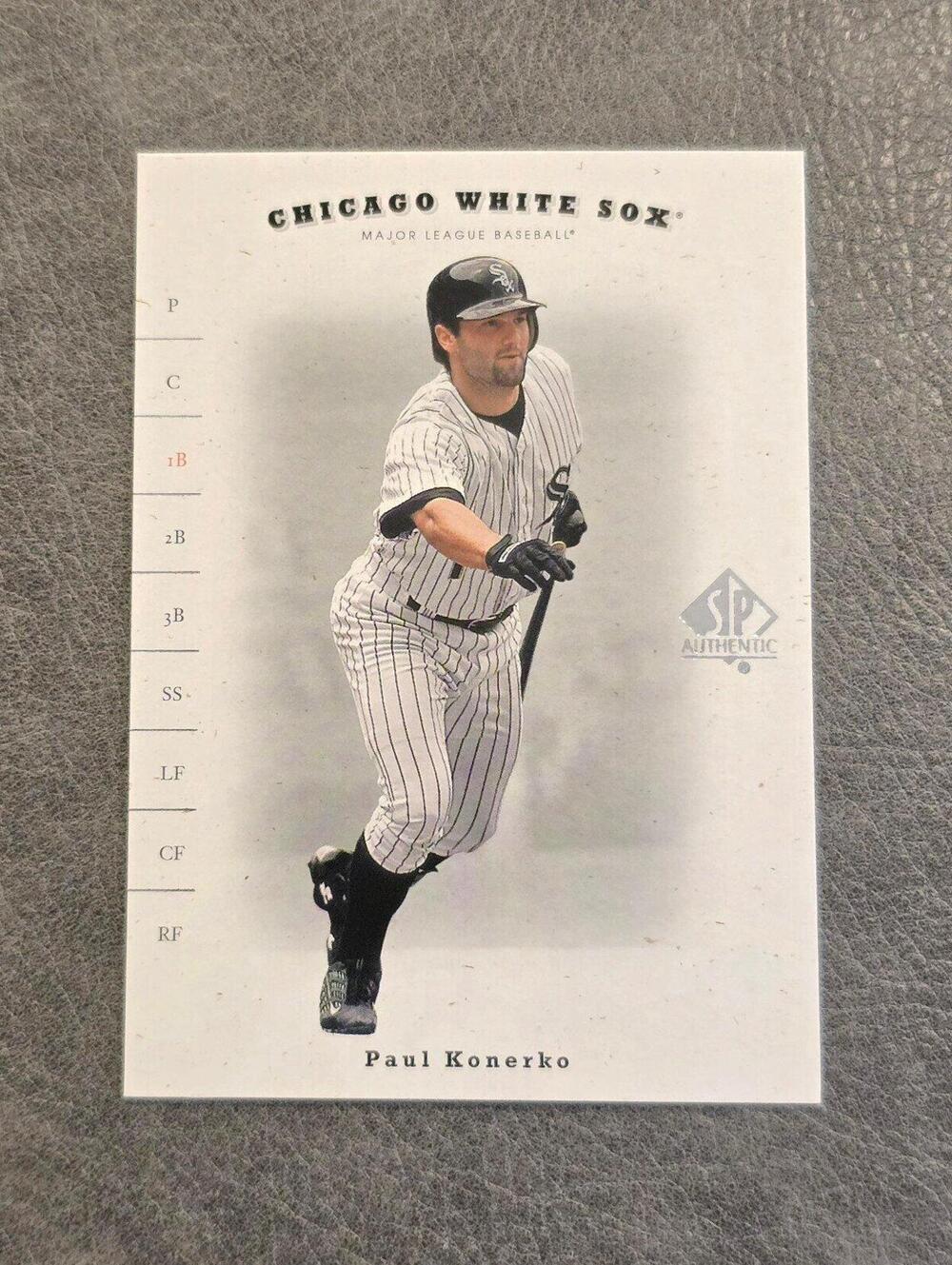2001 SP Authentic #35 Paul Konerko Baseball Card